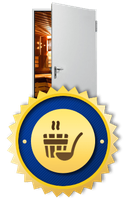 Противопожарные двери для сауны и бани