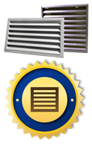 Виды вентиляционных решеток для металлических дверей